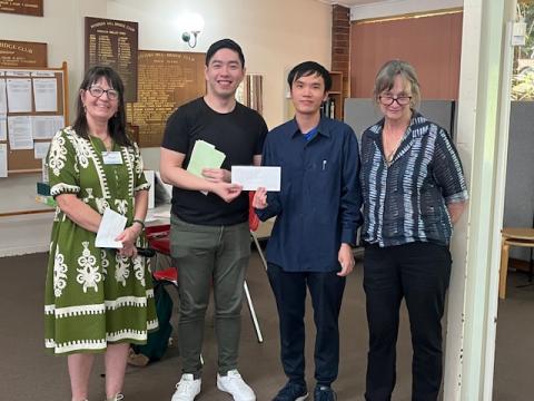 2nd in the Open Section: HHBC member Aaron Poon and partner Duncan Lai