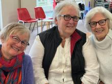 Rosemary Millar, Margaret Driscoll and Linda Allan.